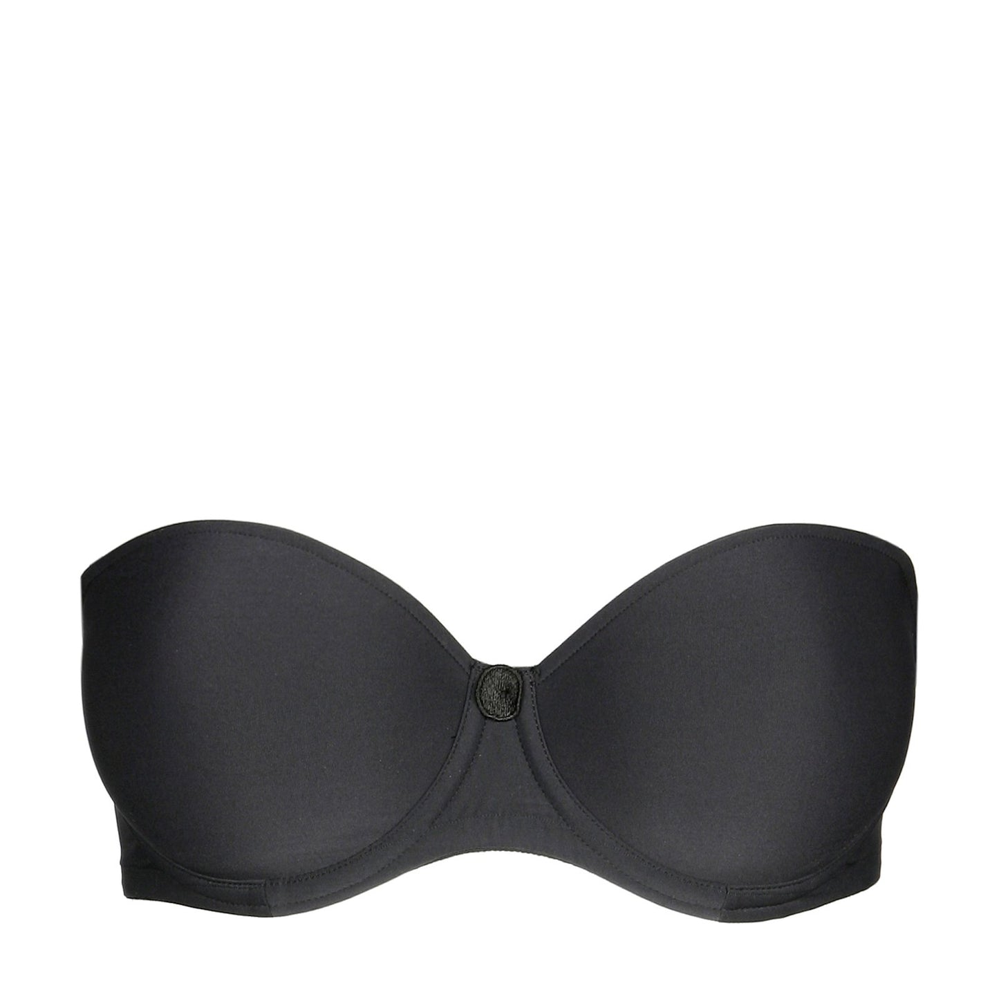 Marie Jo Tom Strapless Bra detail view in Charcoal