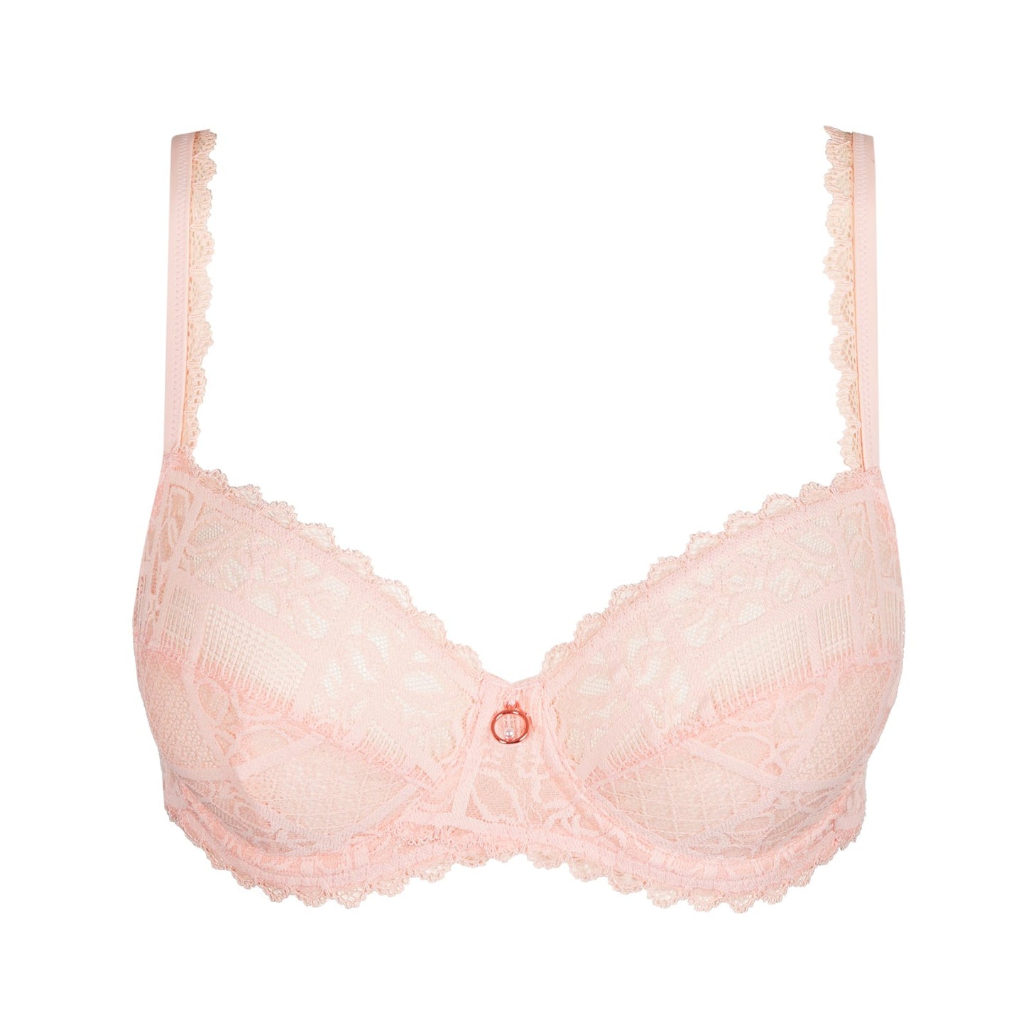 Marie Jo Jadei Full Cup Bra detail view in Glossy Pink