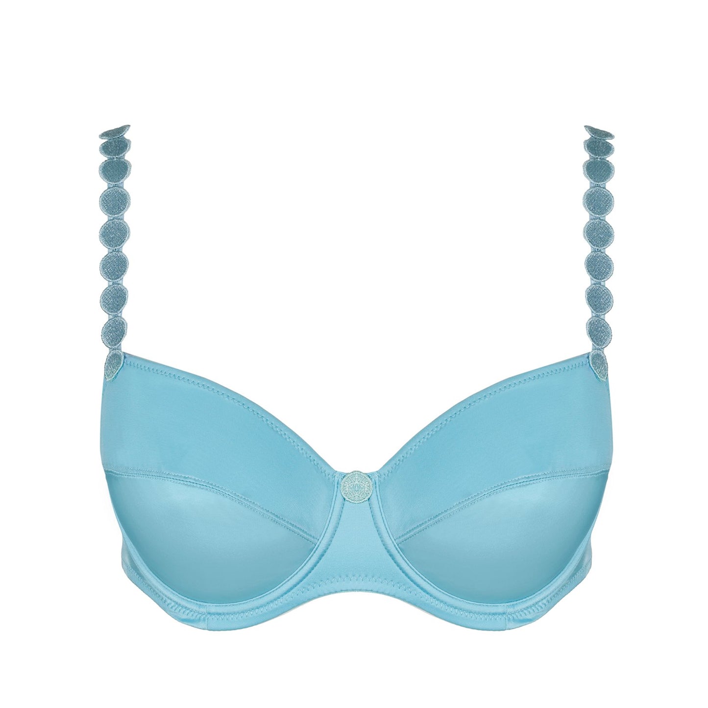 Marie Jo Tom Full Cup Bra detail view in Azure Delight