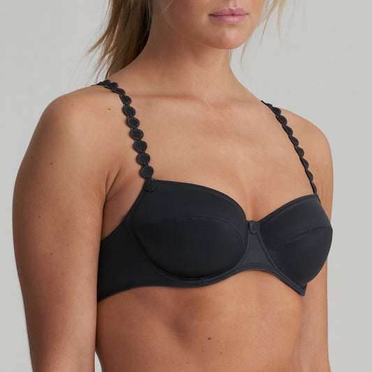 Marie Jo Tom Full Cup Bra alternate view in Graphite Grey
