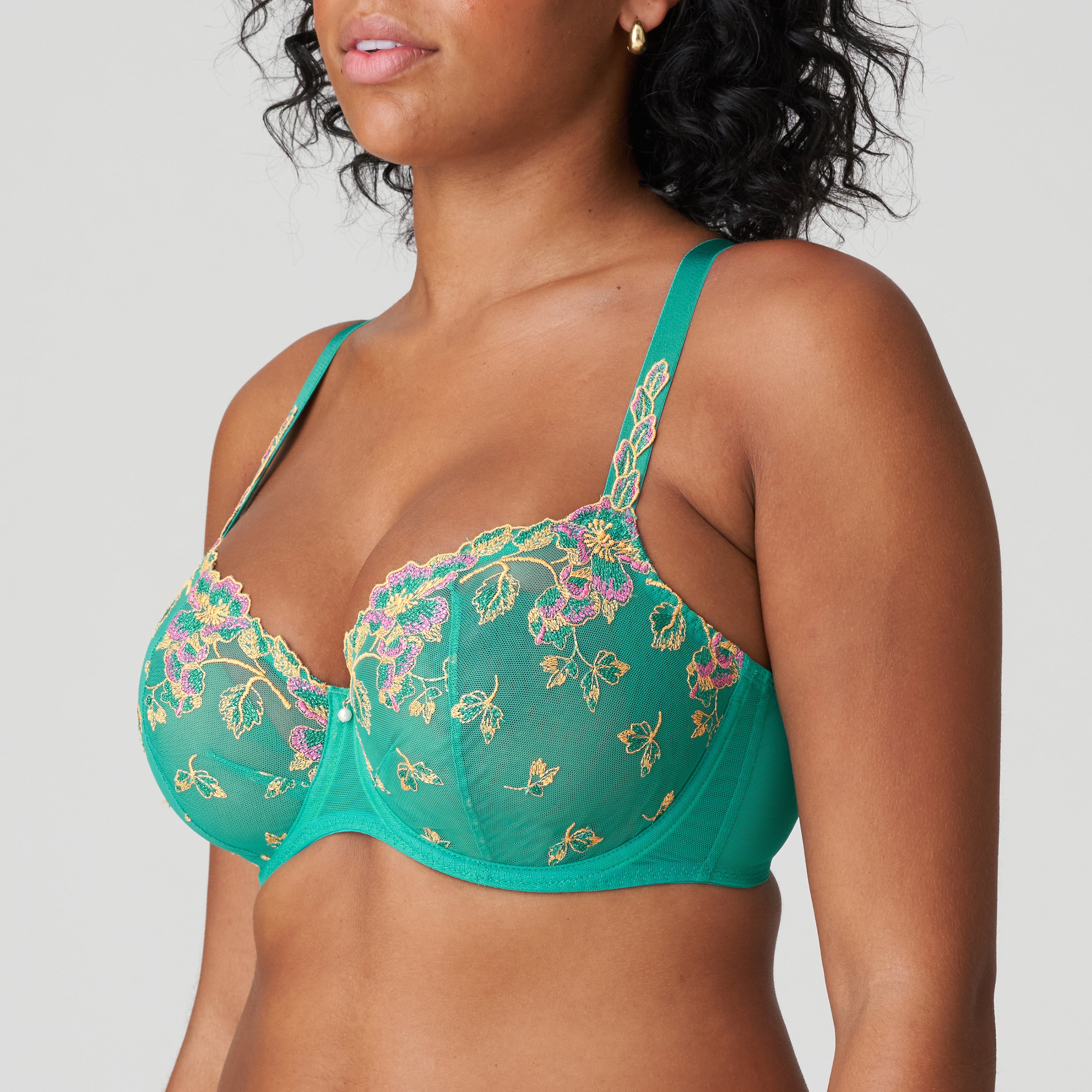 Primadonna Lenca Balcony Bra Vertical Seam (0163462) Sunny Teal