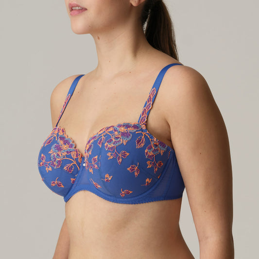 PrimaDonna Lenca Padded Balcony Bra in Blue Eyes