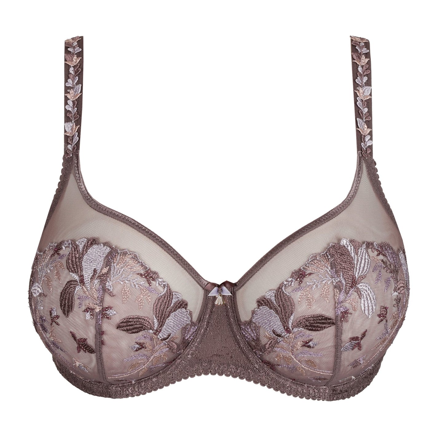 PrimaDonna Mohala Balcony Bra flat lay in Eye Shadow