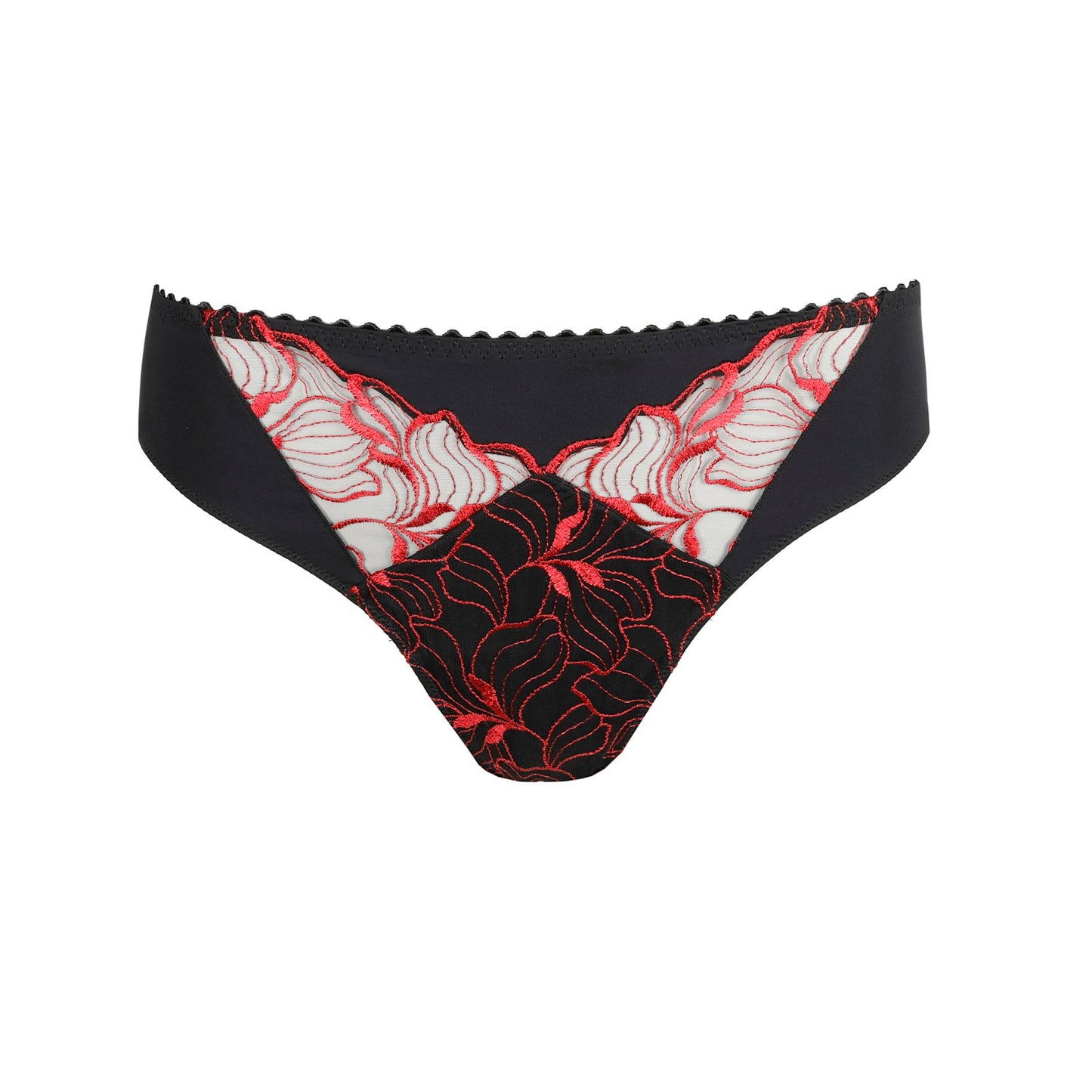 PrimaDonna Springdale Rio Brief flat lay in Black Rose
