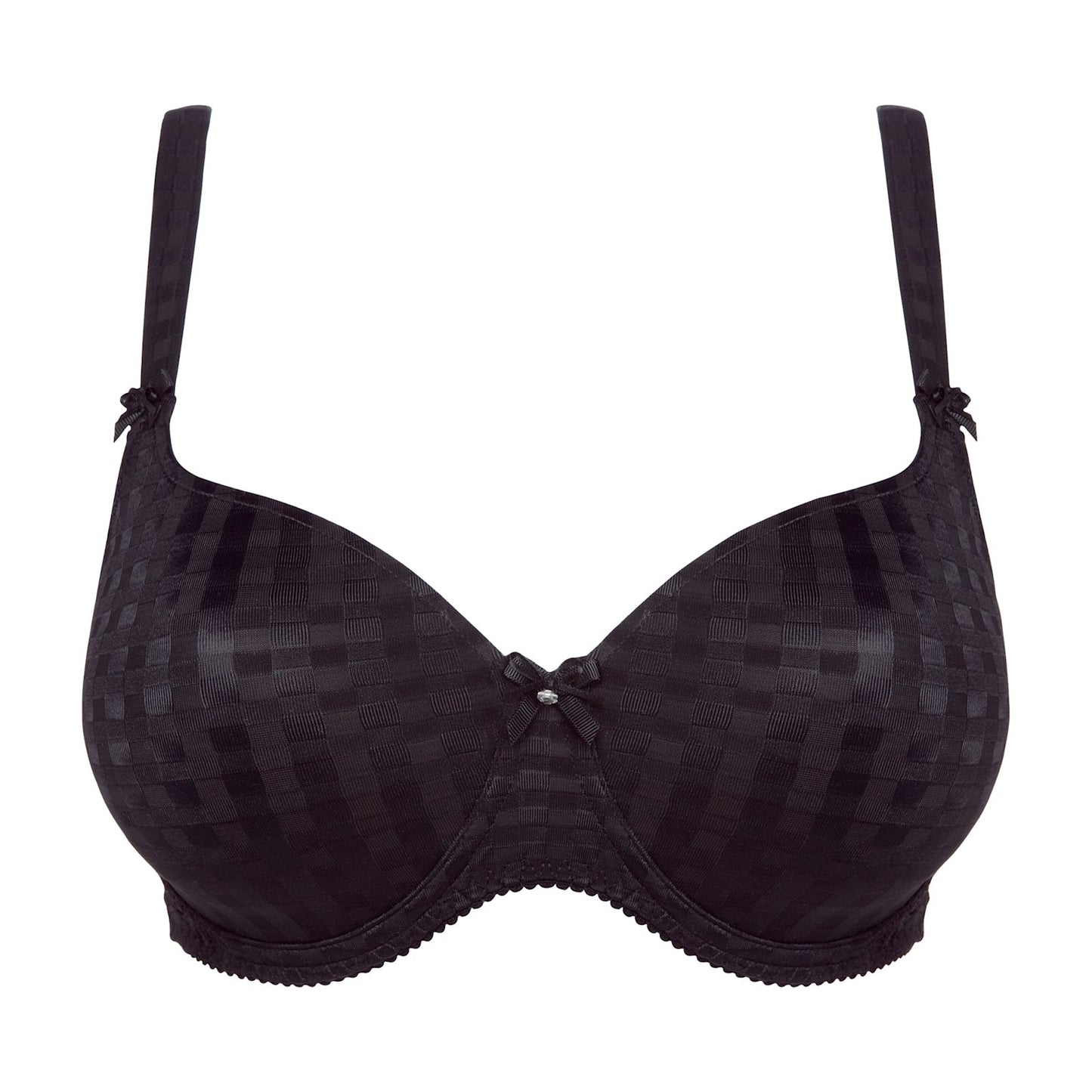 PrimaDonna Madison Plunge Bra flat lay in Black