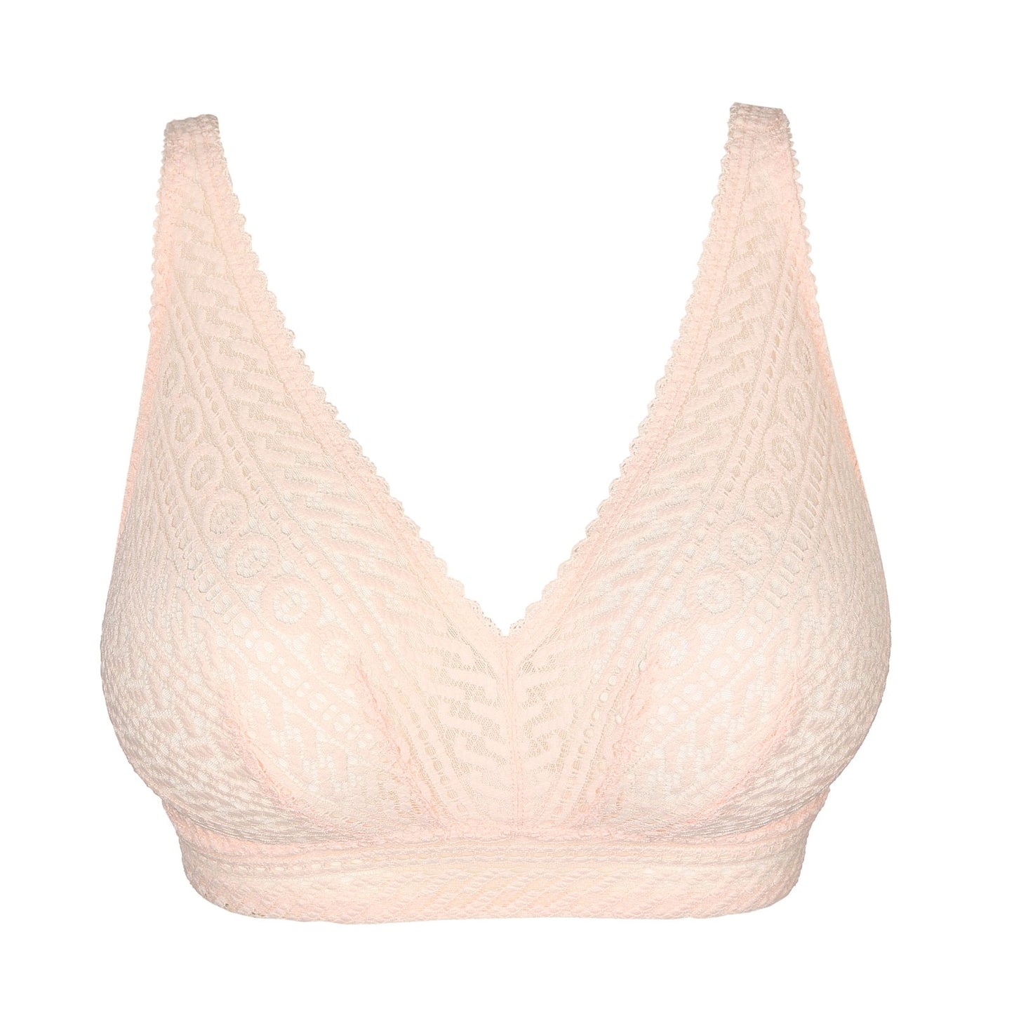 PrimaDonna Montara Bralette flat lay in Crystal Pink