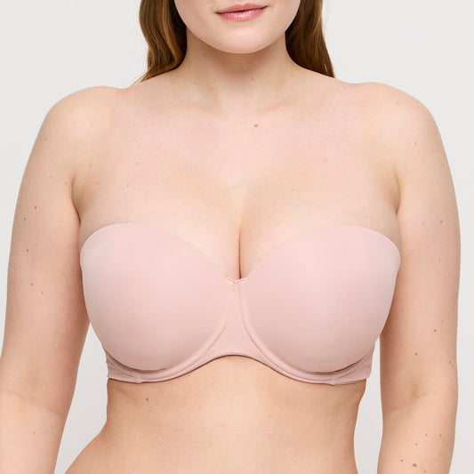 PrimaDonna Figuras Strapless Bra in Powder Rose