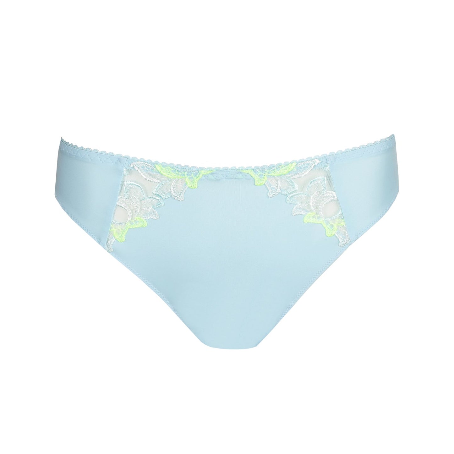 PrimaDonna Deauville Thong flat lay in Milky Blue