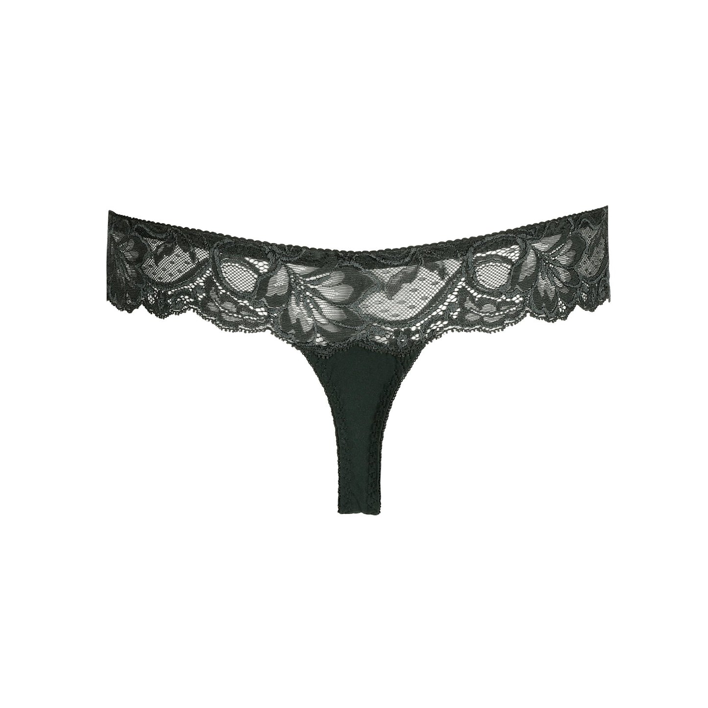 PrimaDonna Madison Thong flat lay in Deep Forest