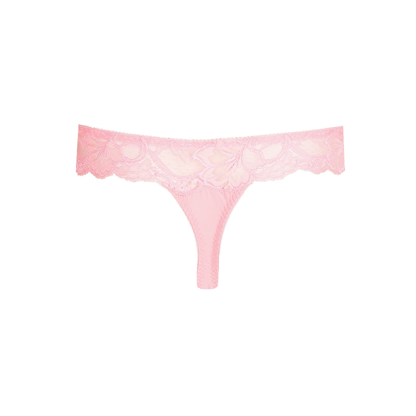 PrimaDonna Madison Thong flat lay in Pink Parfait
