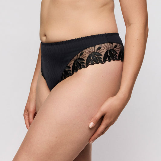 PrimaDonna Orlando Luxury Thong in Charcoal