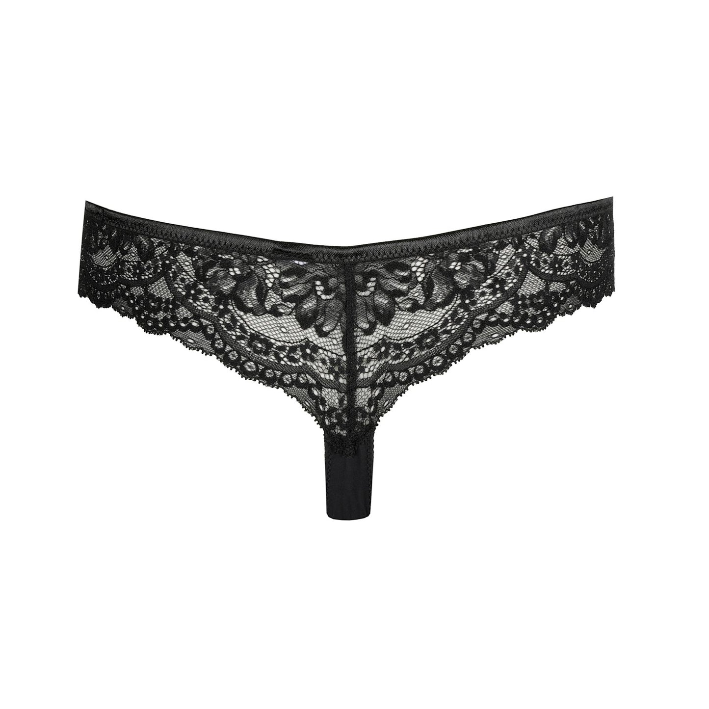 PrimaDonna Shimla Thong flat lay in Black
