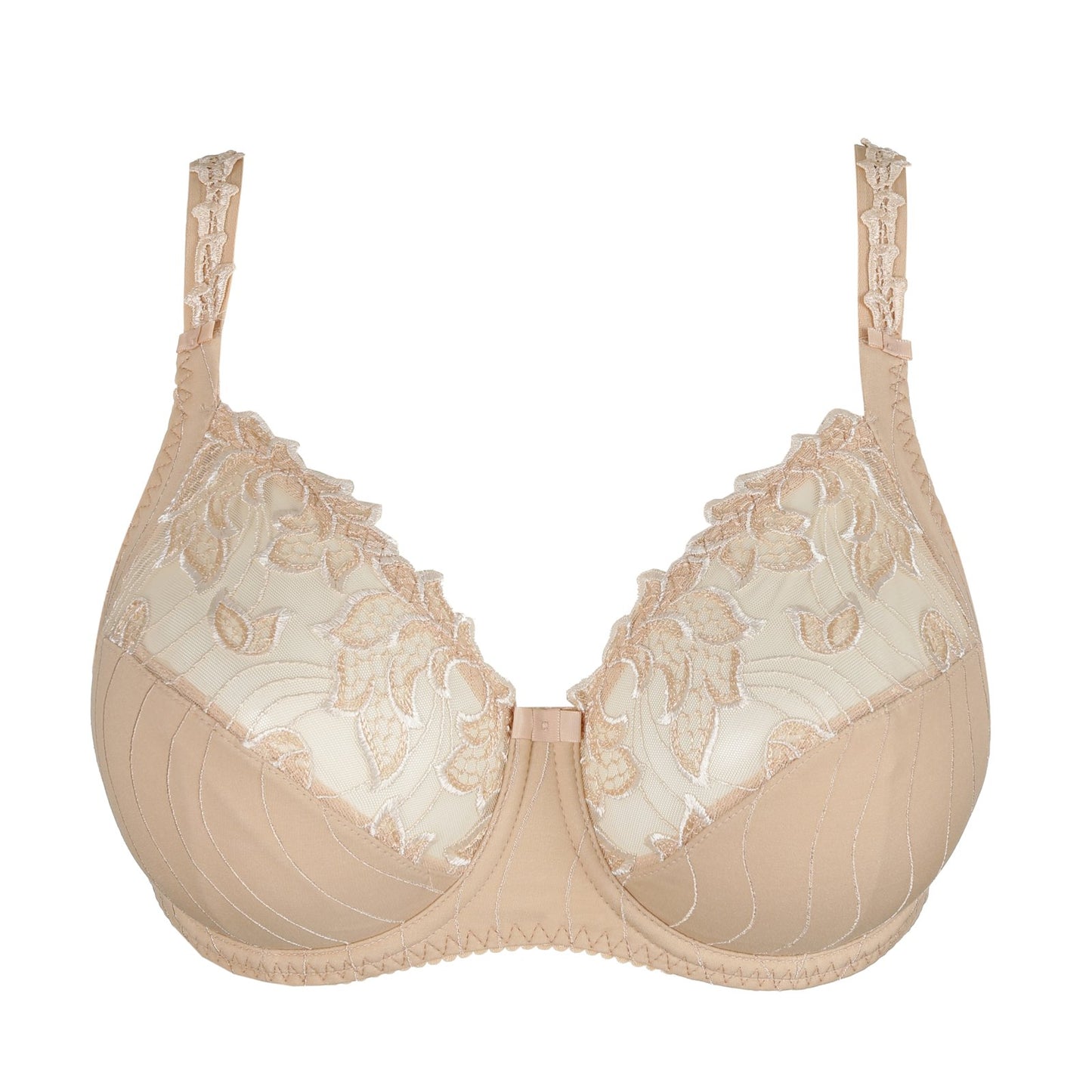 PrimaDonna Deauville Full Cup Bra flat lay in Caffé Latte