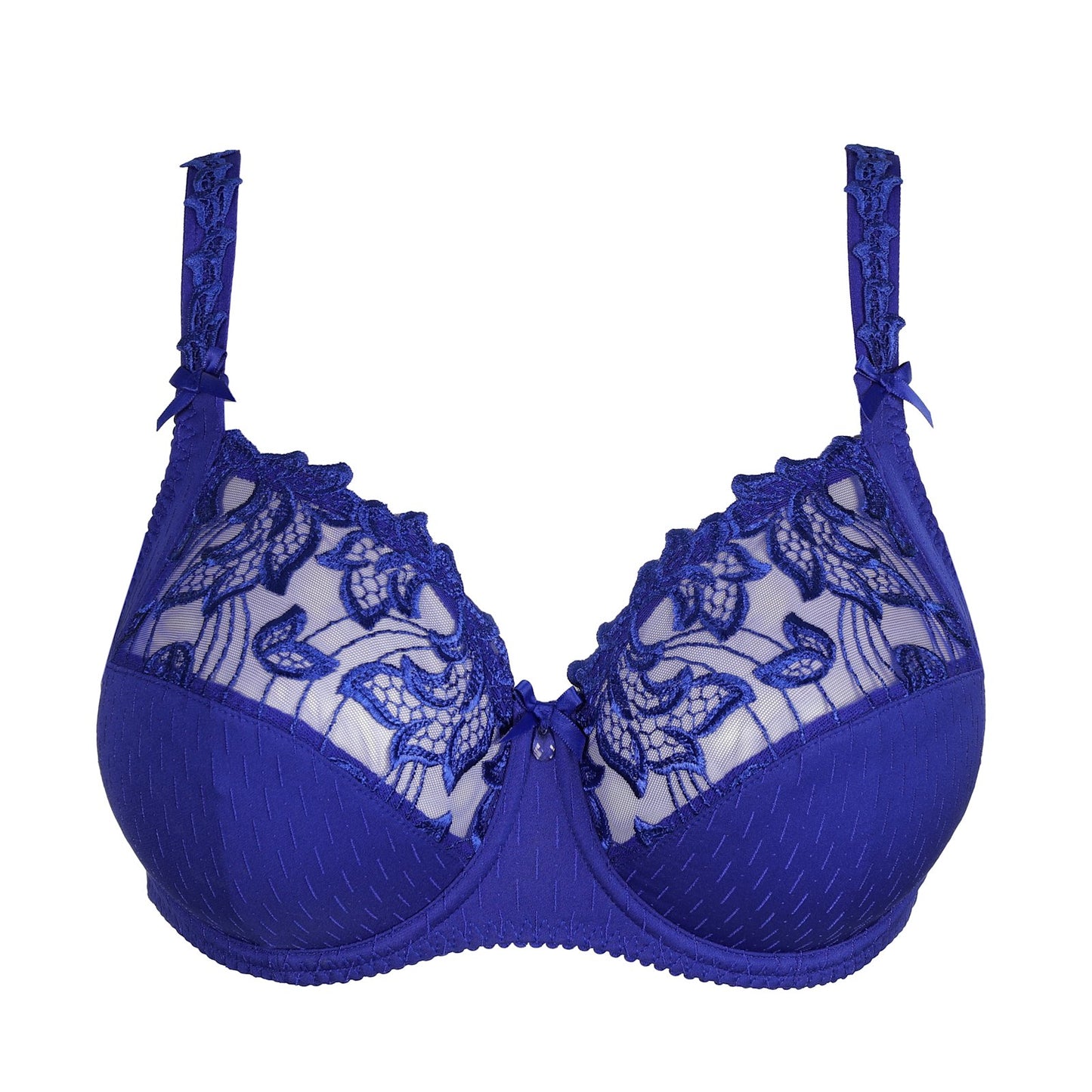 PrimaDonna Deauville Full Cup Bra flat lay in Iconic Blue