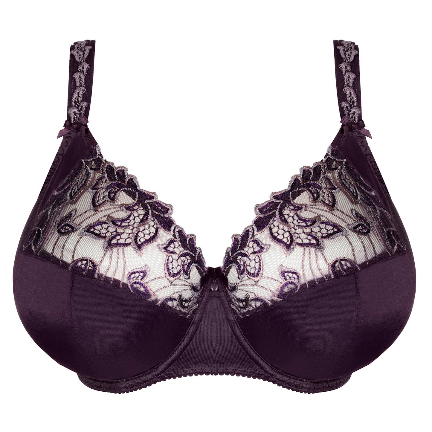 PrimaDonna Deauville Full Cup Bra flat lay in Amethyst Gem