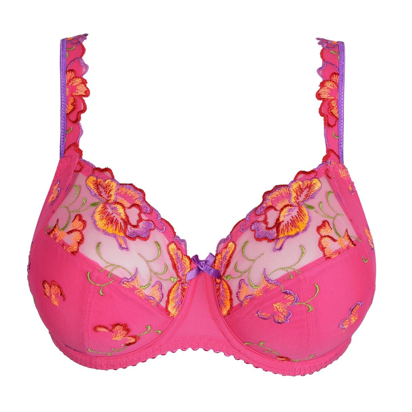 PrimaDonna Devdaha Full Cup Bra flat lay in Very Berry