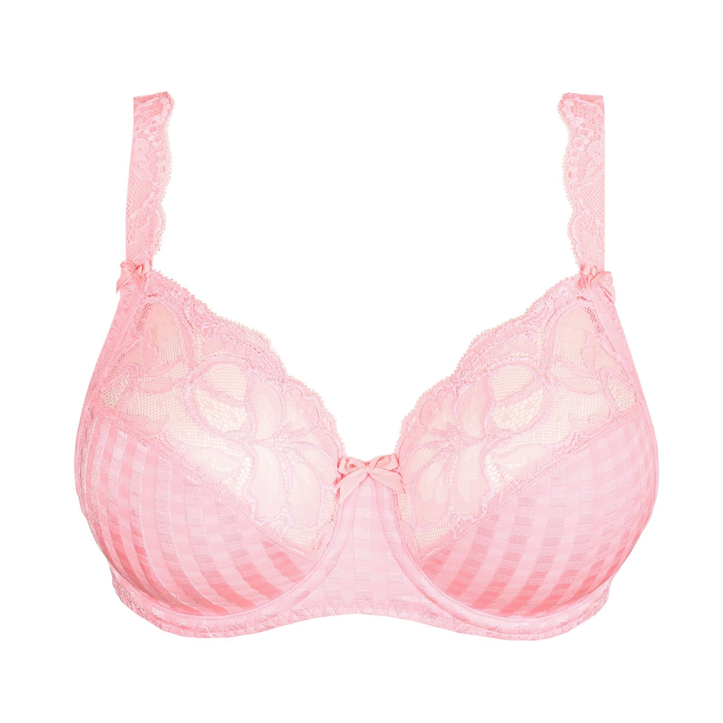 PrimaDonna Madison Full Cup Bra flat lay in Pink Parfait