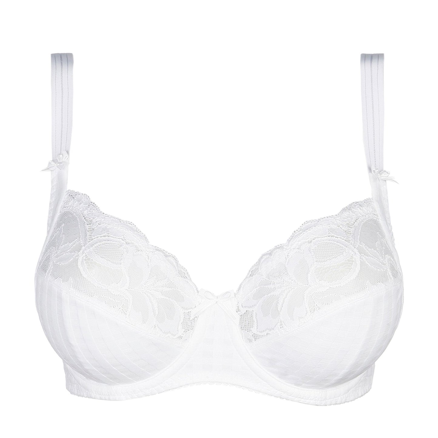 PrimaDonna Madison Full Cup Bra flat lay in White