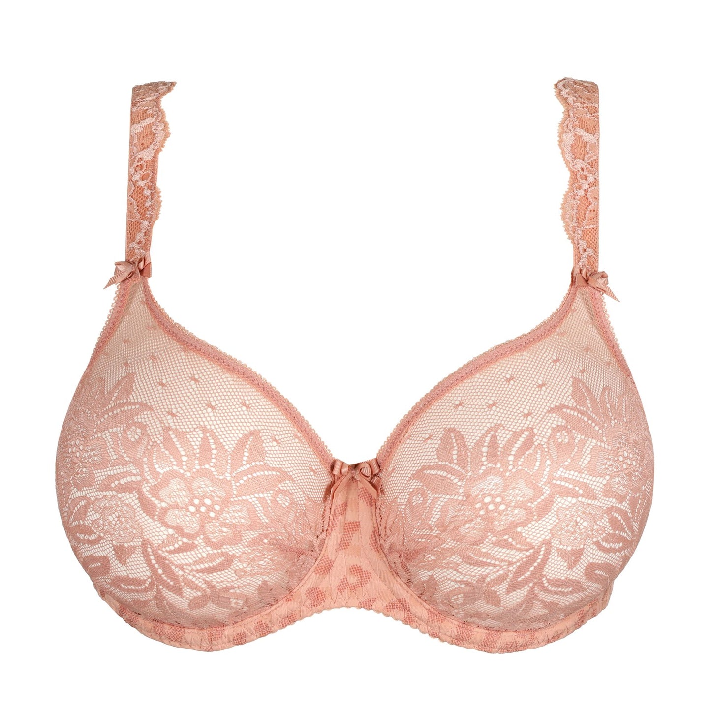 PrimaDonna Madison Padded Full Cup Bra flat lay in Sweet Dust