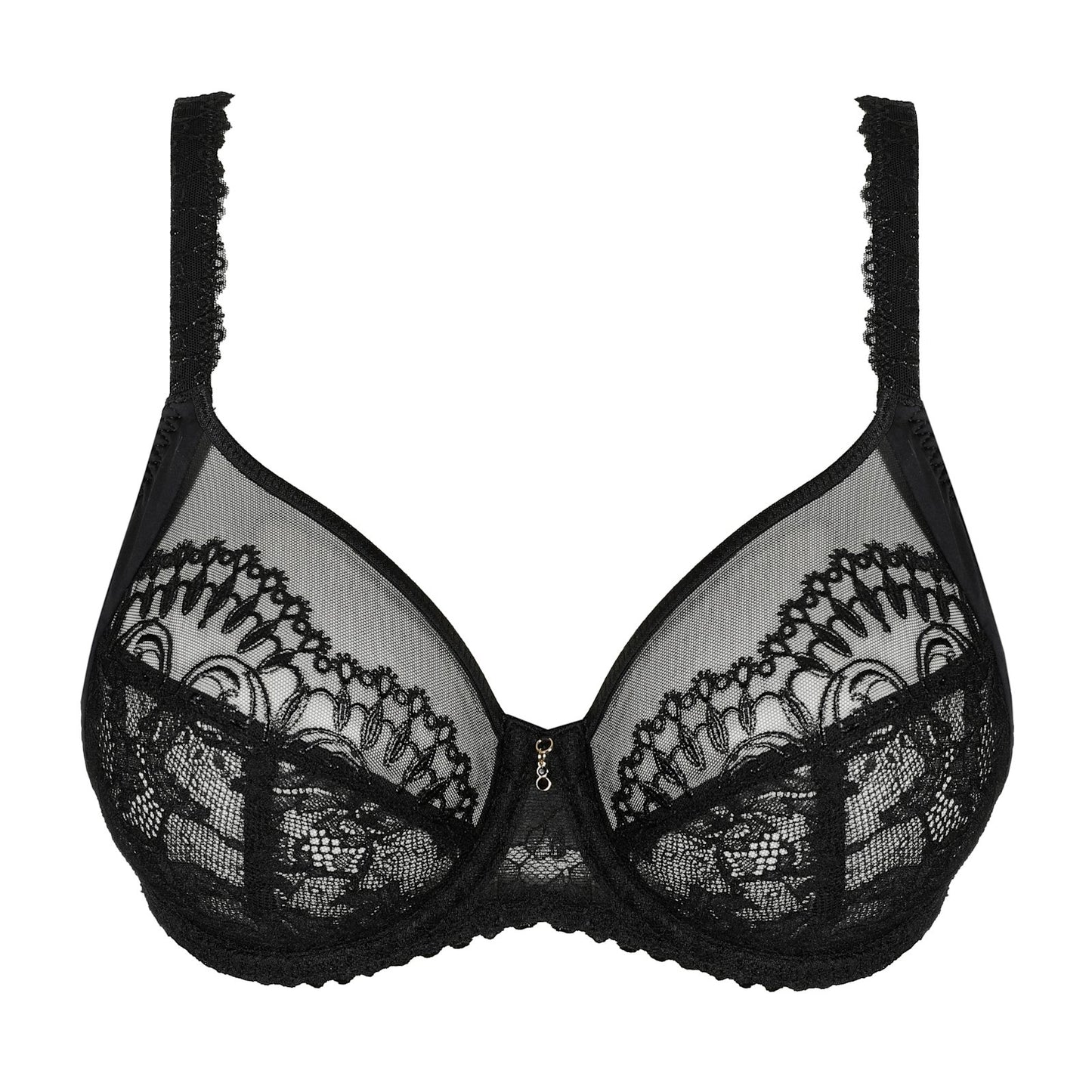 PrimaDonna Shimla Full Cup Bra flat lay in Black