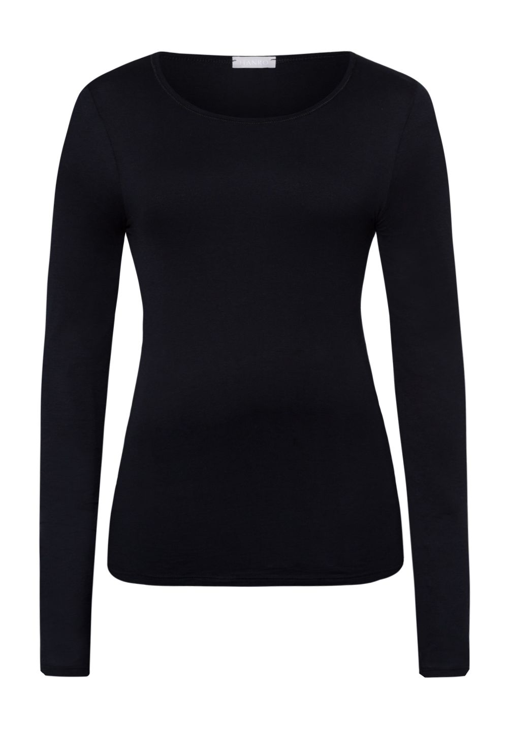 Hanro Basic Ultralight Ultralight L/Slv Shirt (071829) Black