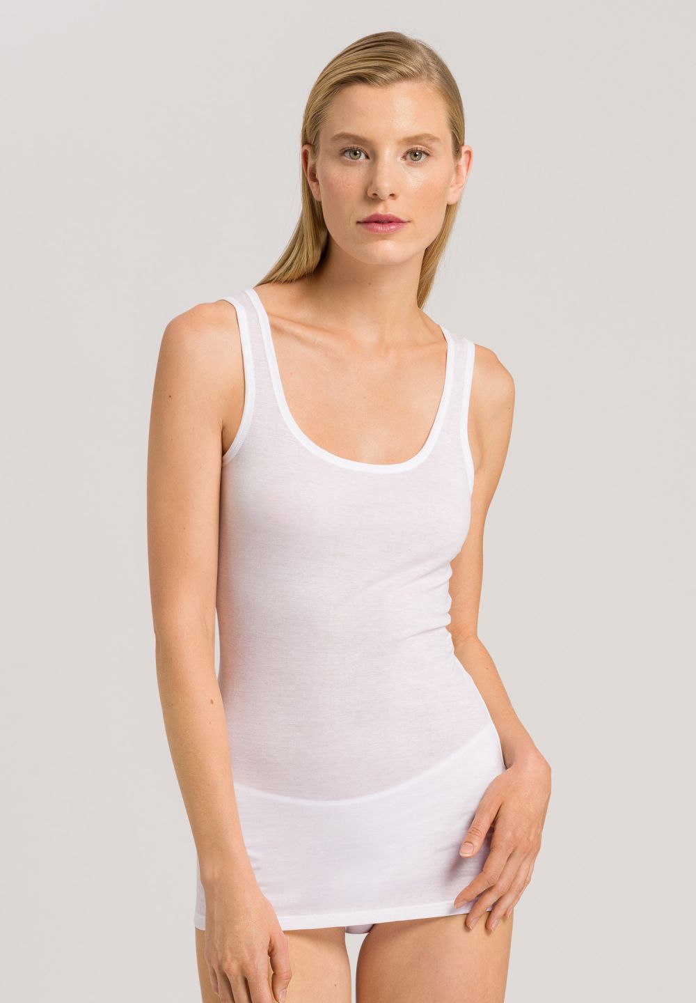 Hanro Basic Ultralight Ultralight Tank Top (071821) White