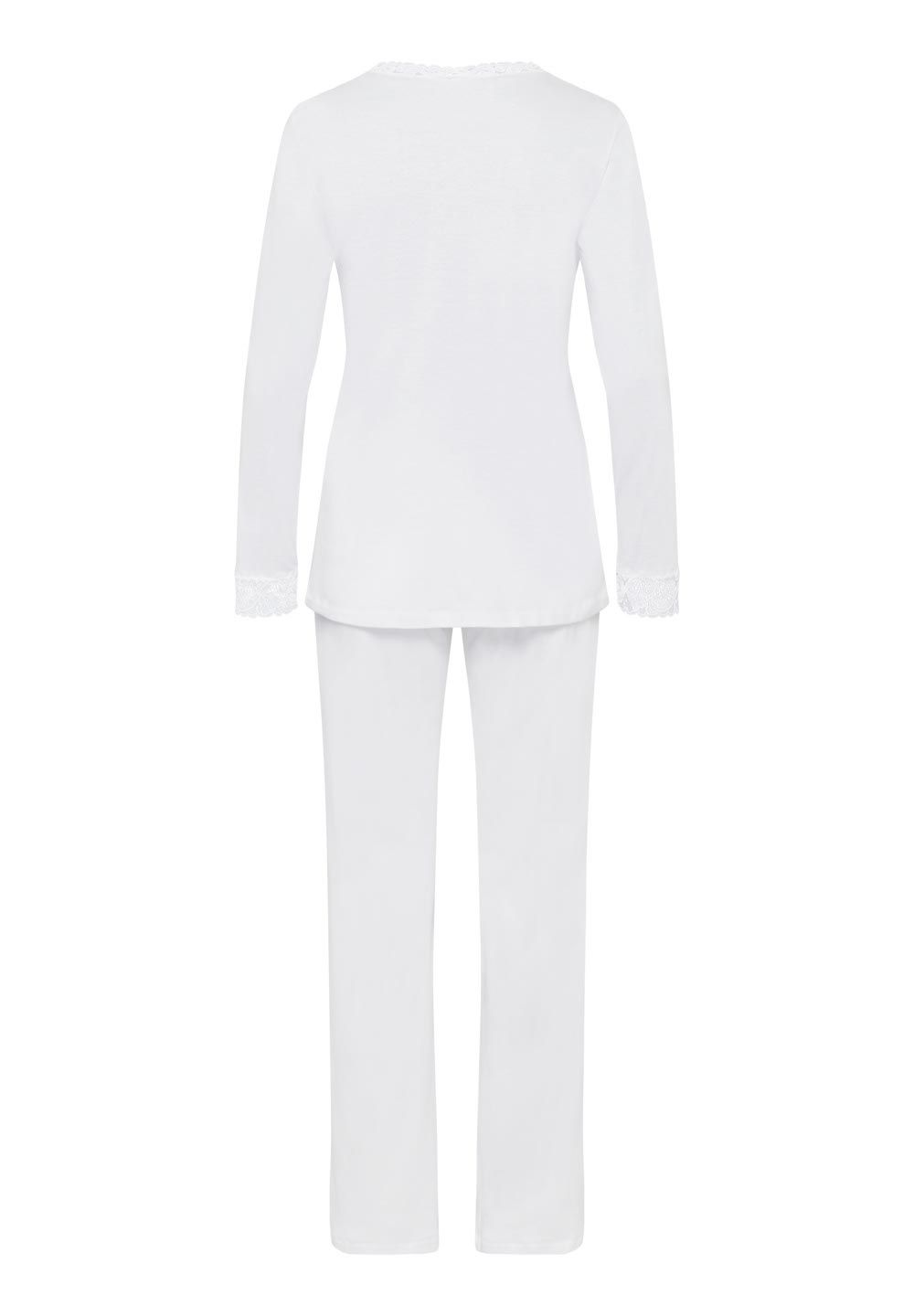 Hanro Basic Moments Nw Moments Nw L/Slv Pajama (077041) White