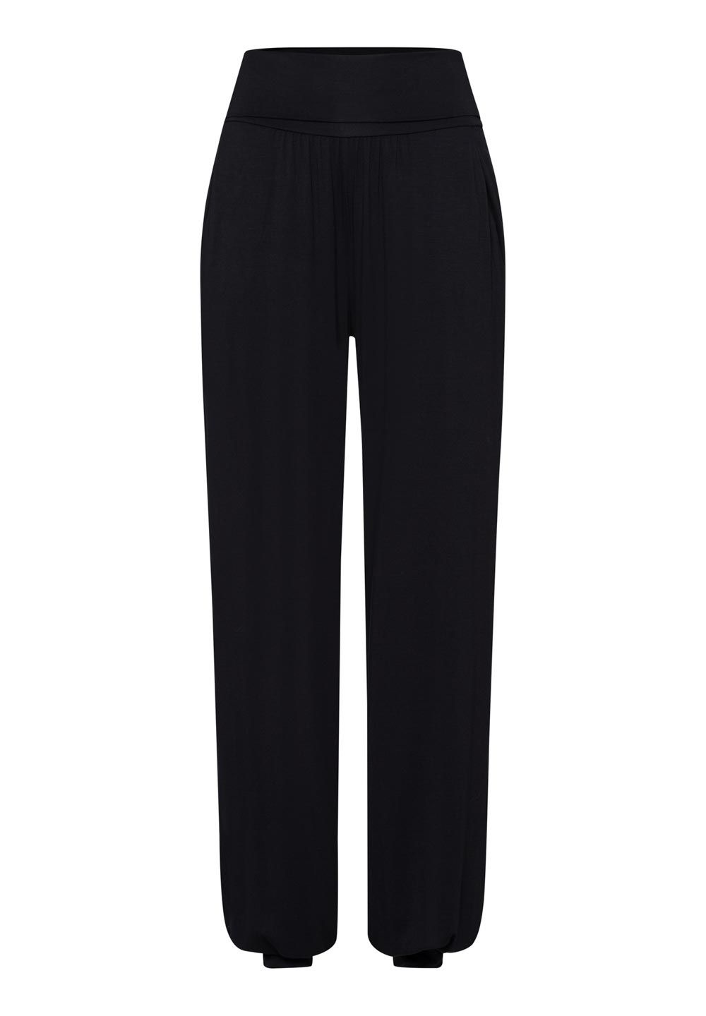 Hanro Basic Yoga Yoga Long Pants (078798) Black Beauty