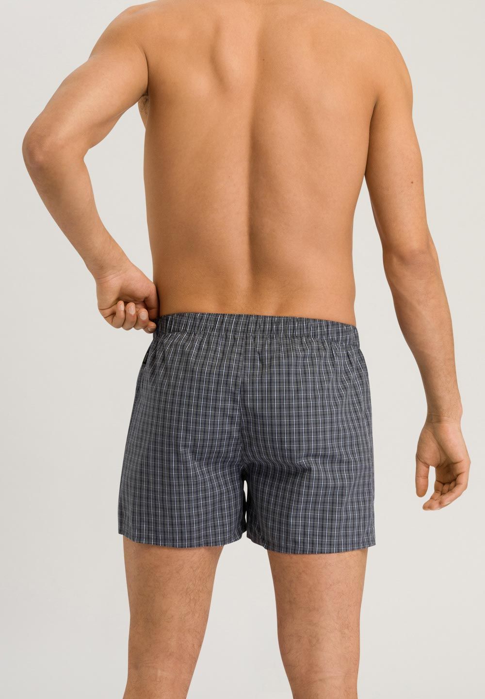 Hanro Basic Fancy Woven Fancy Woven Boxers (074013) Casual Check