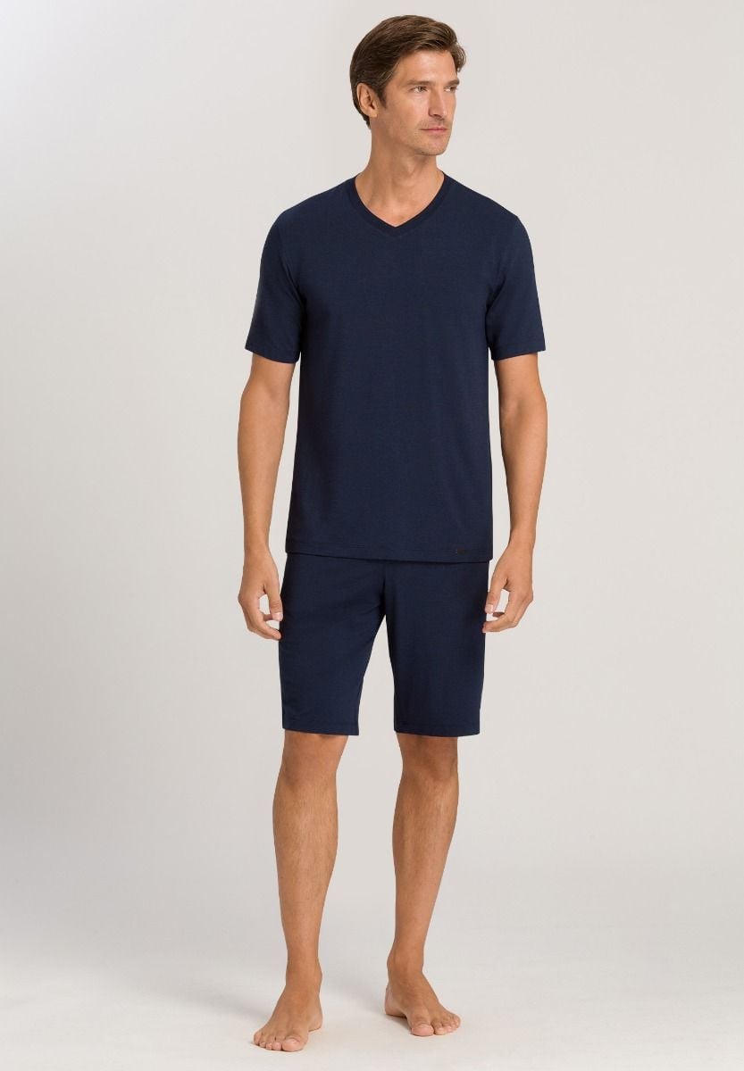 Hanro Basic Casuals Short Pants (075039) Deep Navy