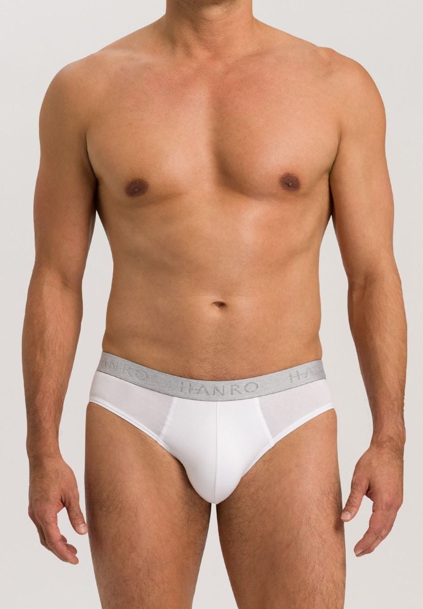 Hanro Basic Cotton Essentials Cotton Essentials Briefs 2Pack (073075) White