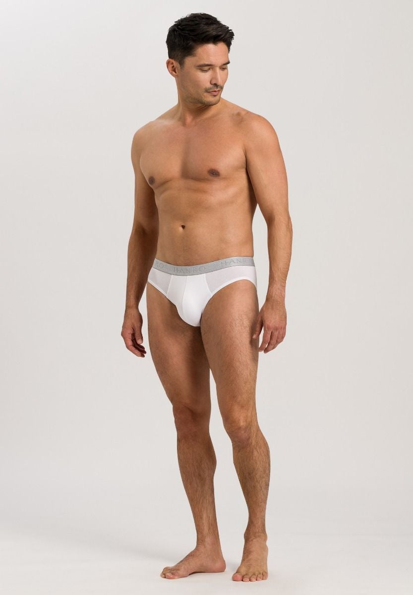 Hanro Basic Cotton Essentials Cotton Essentials Briefs 2Pack (073075) White