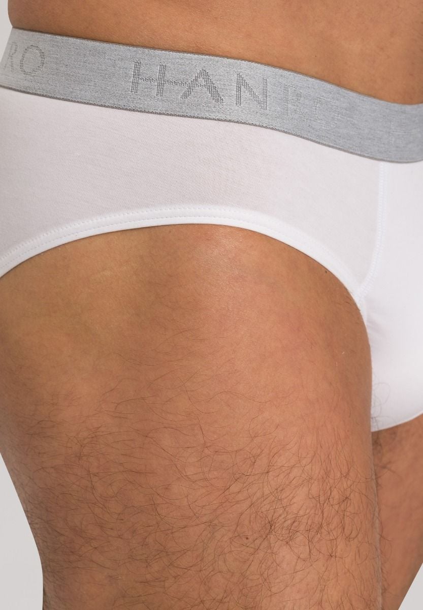 Hanro Basic Cotton Essentials Cotton Essentials Briefs 2Pack (073075) White