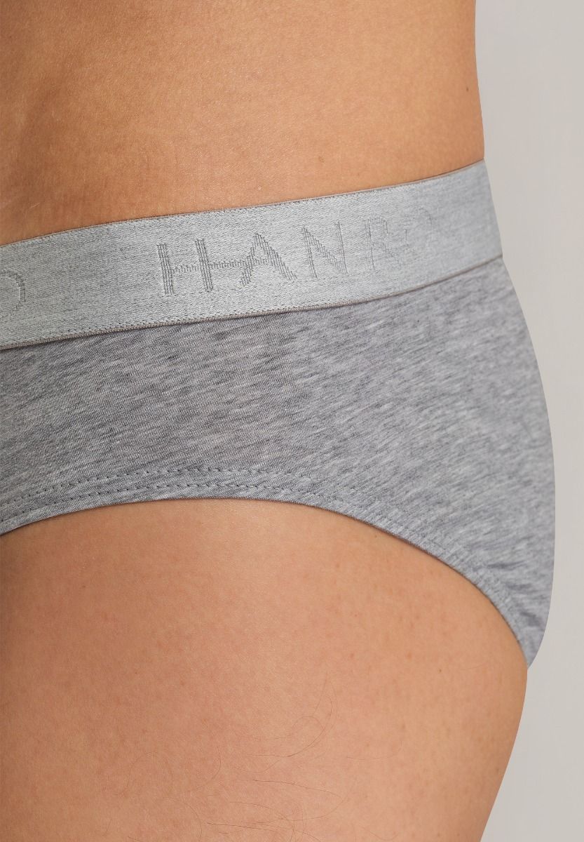 Hanro Basic Cotton Essentials Cotton Essentials Briefs 2Pack (073075) Light Melange