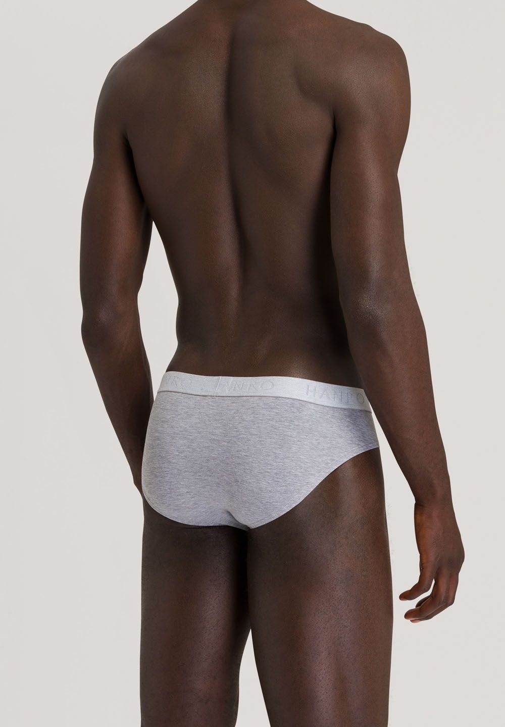 Hanro Basic Cotton Essentials Cotton Essentials Briefs 2Pack (073075) Light Melange/Deep Navy