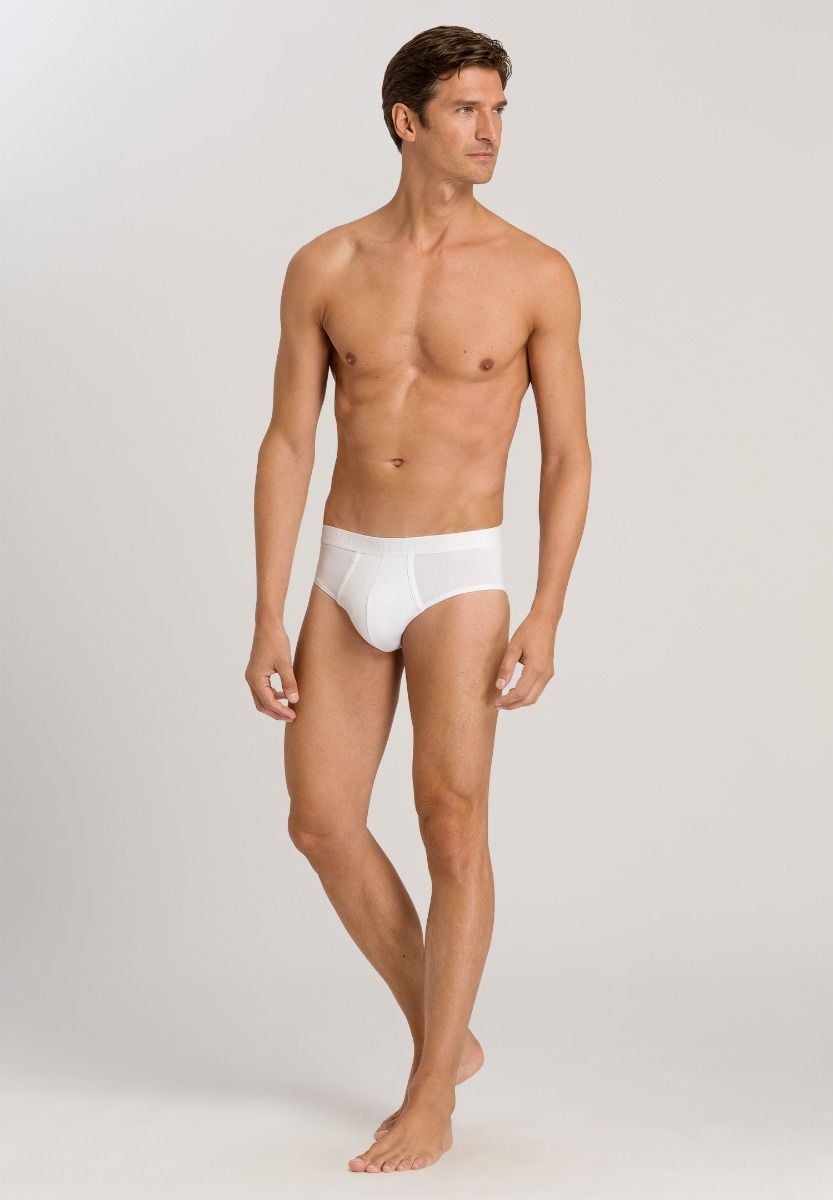 Hanro Basic Cotton Essentials Cotton Essentials Briefs (073101) All White