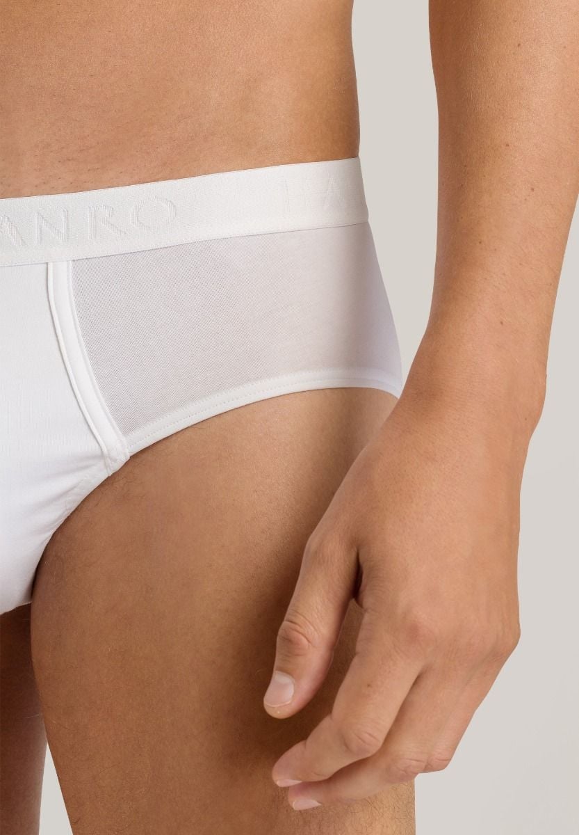 Hanro Basic Cotton Essentials Cotton Essentials Briefs (073101) All White