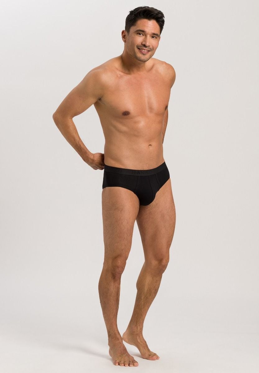 Hanro Basic Cotton Essentials Cotton Essentials Briefs (073101) All Black