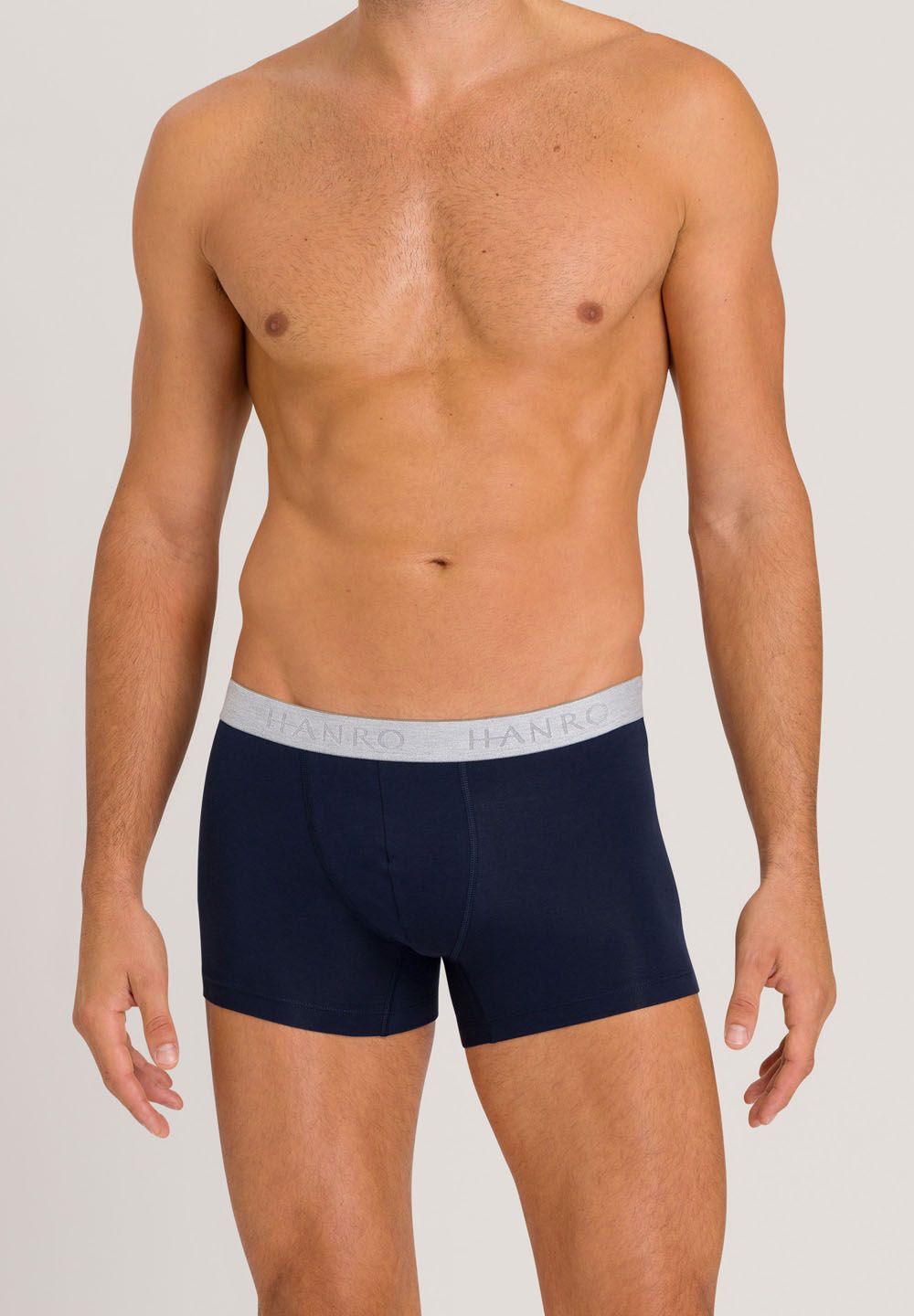 Hanro Basic Cotton Essentials Cotton Essentials Pants 2Pack (073078) Light Melange/Deep Navy