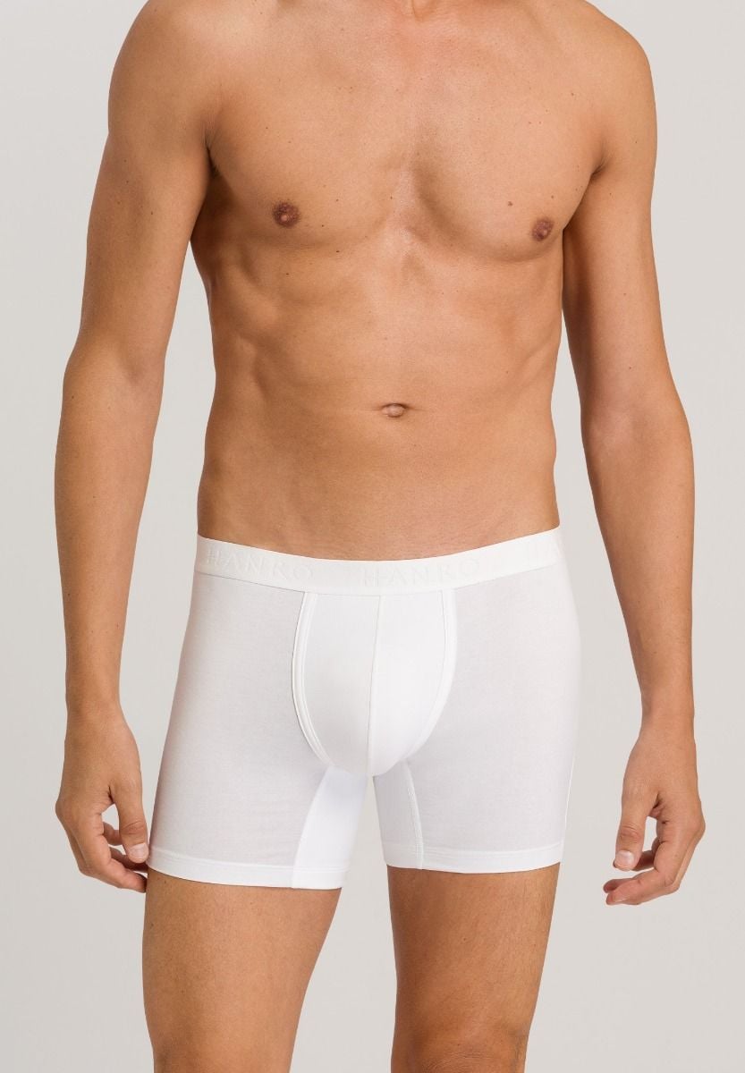 Hanro Basic Cotton Essentials Cotton Essentials Shortleg Pants (073103) All White