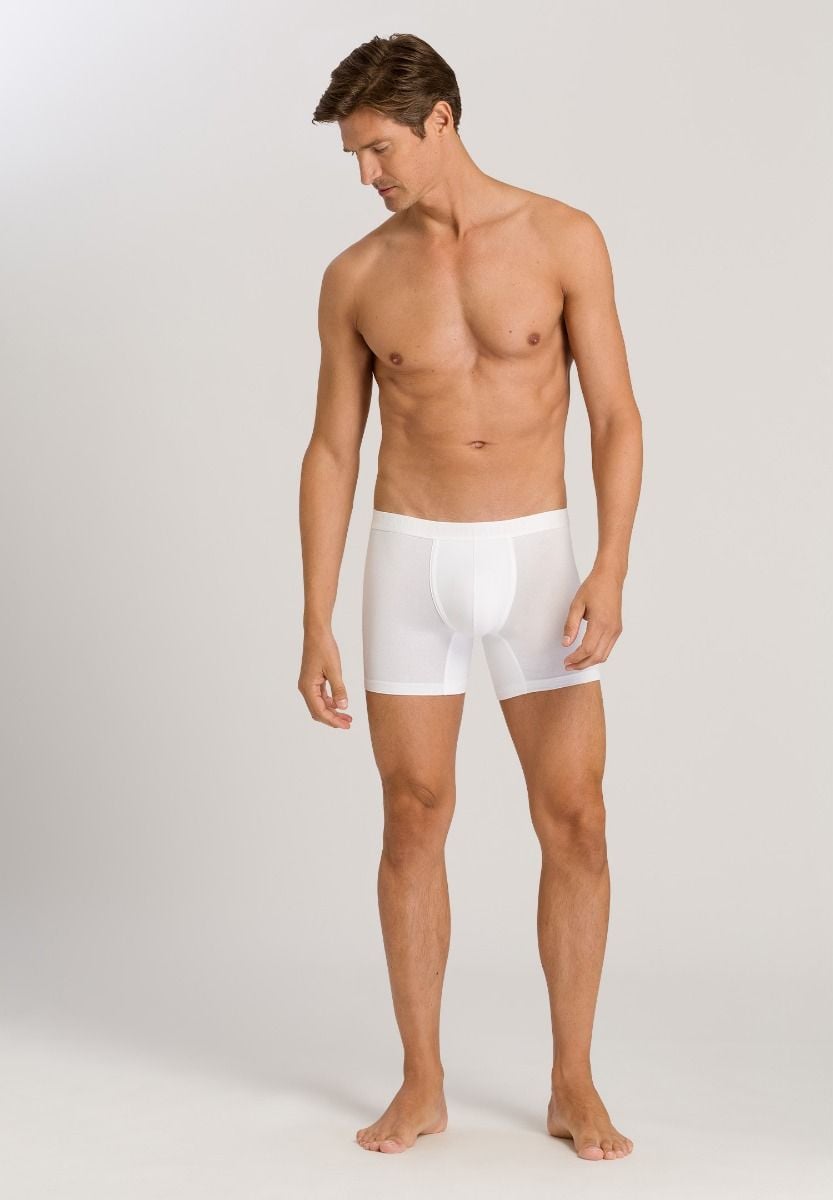 Hanro Basic Cotton Essentials Cotton Essentials Shortleg Pants (073103) All White