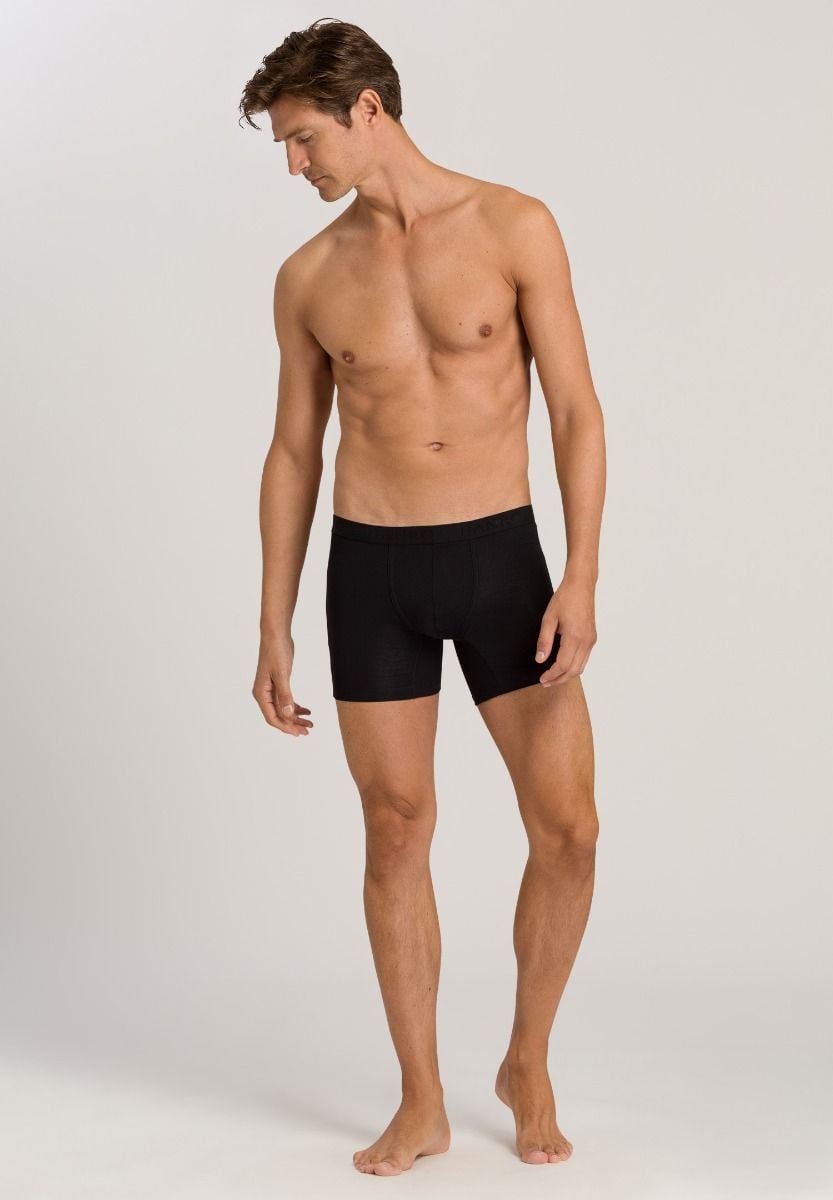 Hanro Basic Cotton Essentials Cotton Essentials Shortleg Pants (073103) All Black