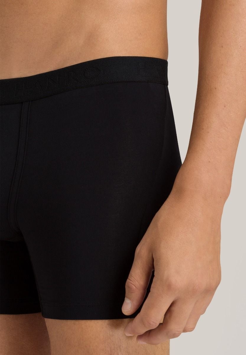 Hanro Basic Cotton Essentials Cotton Essentials Shortleg Pants (073103) All Black