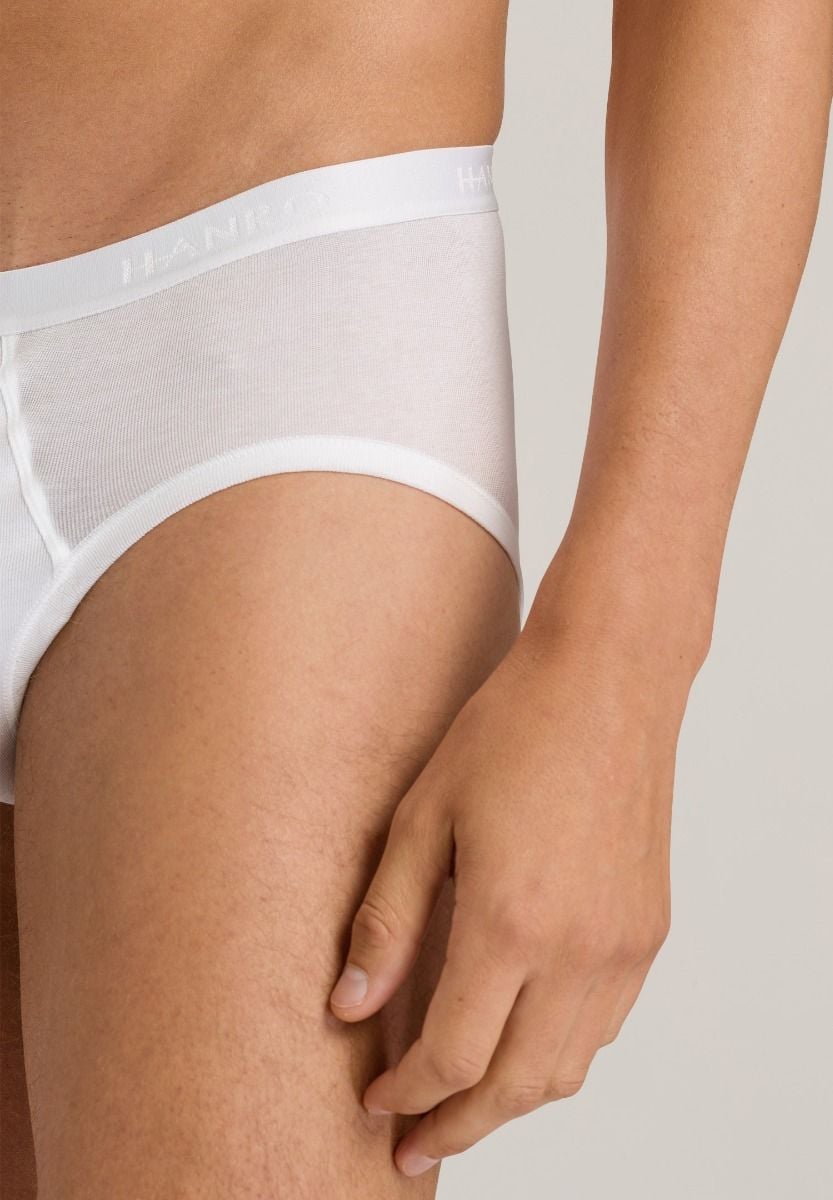 Hanro Basic Cotton Pure Cotton Pure Briefs (073632) White