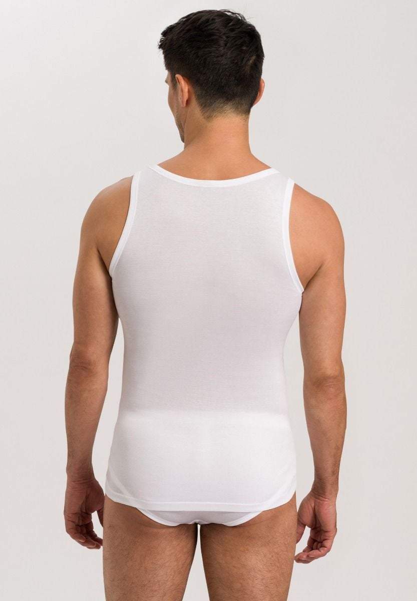 Hanro Basic Cotton Pure Cotton Pure Tank Top (073660) White