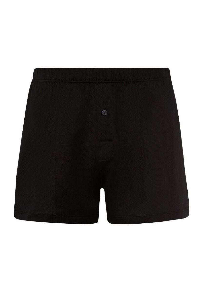 Hanro Basic Cotton Sporty Cotton Sporty Boxers (073505) Black
