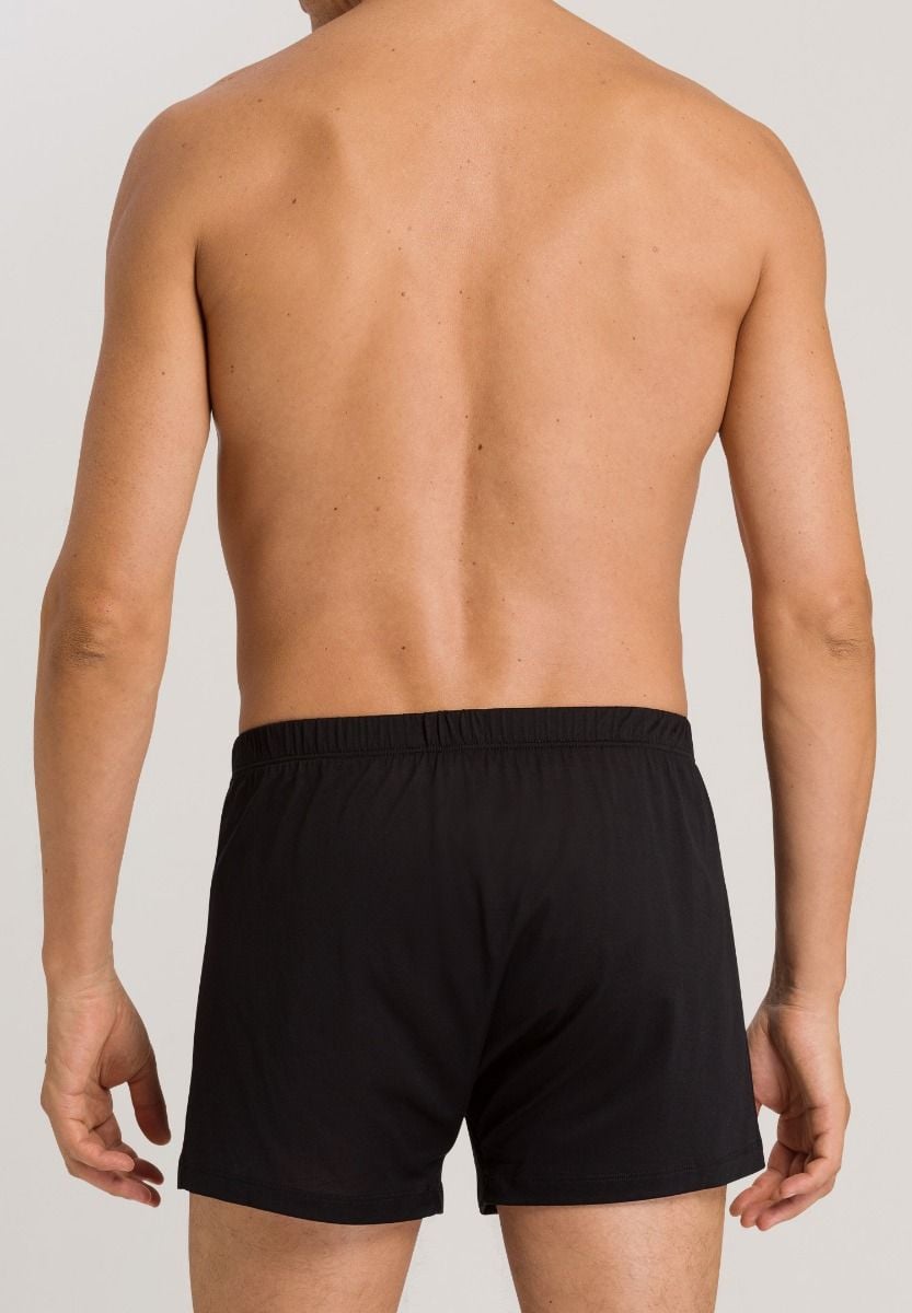 Hanro Basic Cotton Sporty Cotton Sporty Boxers (073505) Black