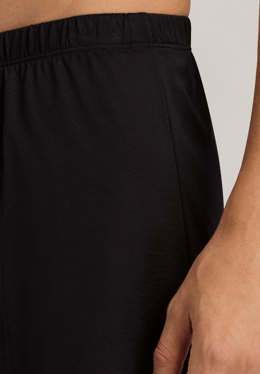 Hanro Basic Cotton Sporty Cotton Sporty Boxers (073505) Black