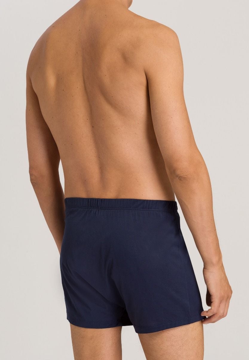 Hanro Basic Cotton Sporty Cotton Sporty Boxers (073505) Midnight Navy
