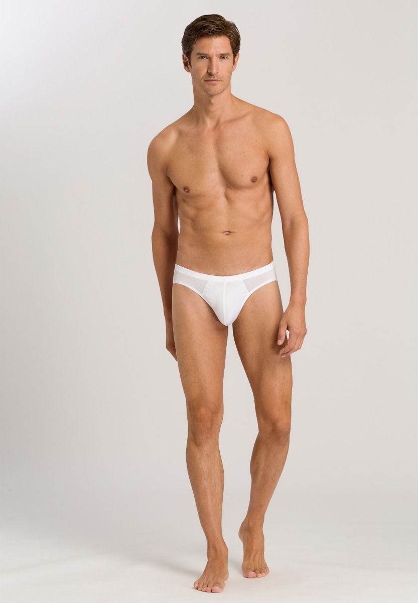Hanro Basic Cotton Sporty Cotton Sporty Briefs (073501) White